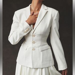 HOUSE OF CB - Sariah Contour Tailored Blazer - Ivory
